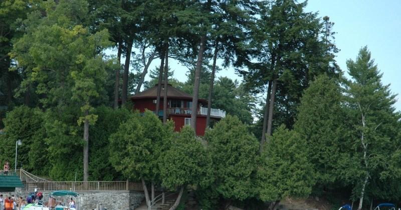 Depe Dene Resort Lake George Exterior foto