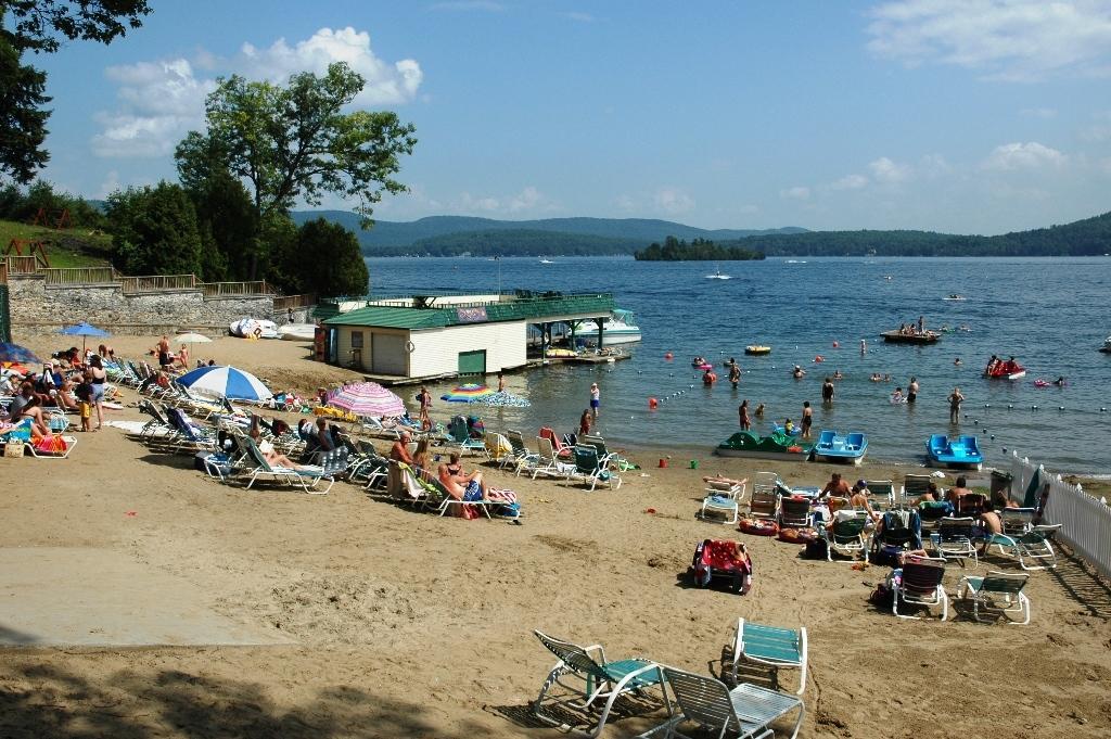 Depe Dene Resort Lake George Exterior foto